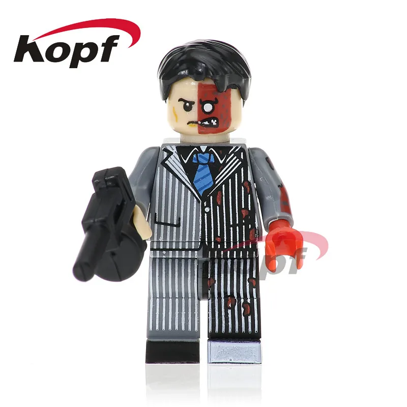 

Single Sale Building Blocks Super Heroes Bricks Model Two Face Death Shooter Action Figures Toys Gift For Children PG264