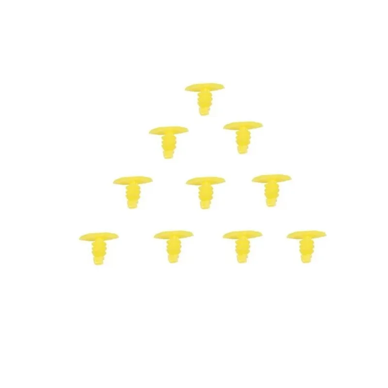 10pcs number 81 10 шт. автомобильный бампер крыло заклепки для peugeot Citroen Renault, Hyundai Kia Volvo Fiat Land Rover Jaguar Автомобильные пластиковые зажимы крепеж - Название цвета: 10pcs number 81