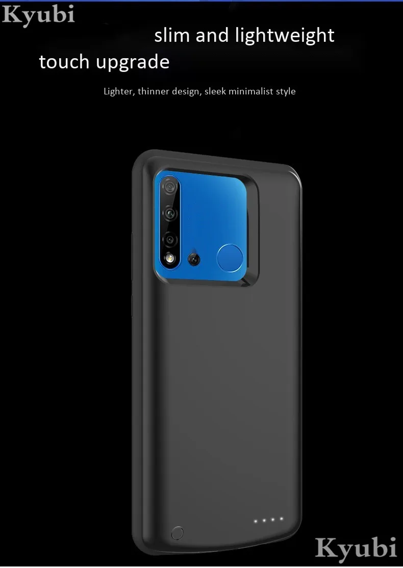 6500 мАч Зарядное устройство высокой мощности чехол для huawei Nova 5 5i Pro внешний портативный беспроводной зарядный чехол для huawei Nova 5 5i