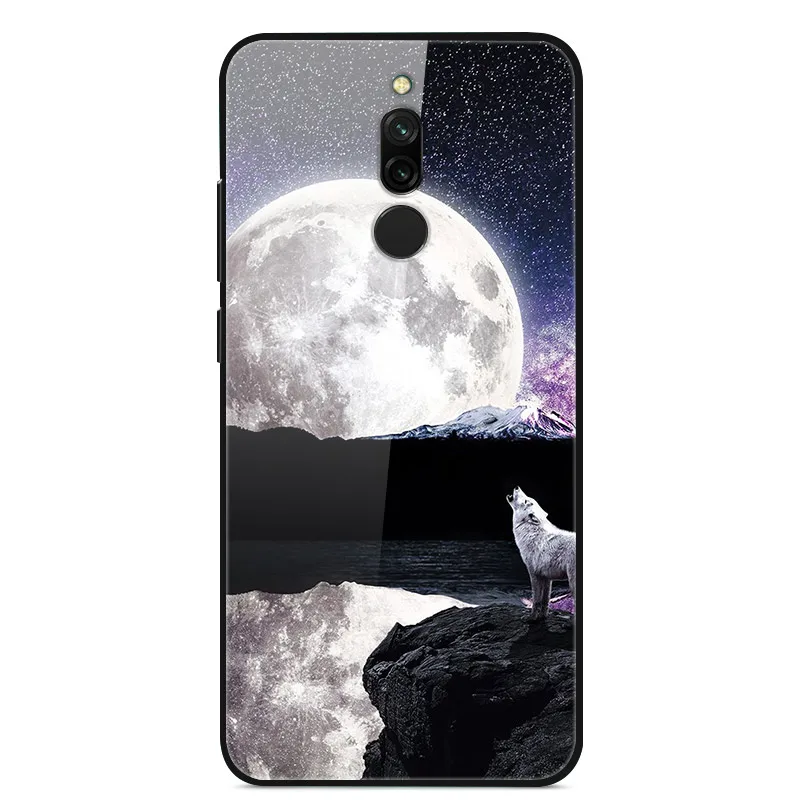1205 6 Для Xiaomi Redmi 6A чехол с жестким стеклом чехол s для Xiaomi Redmi 6A 6 A чехол из закаленного стекла для Xiaomi Redmi 8A 8 Redmi Note 8T - Цвет: 1205 6