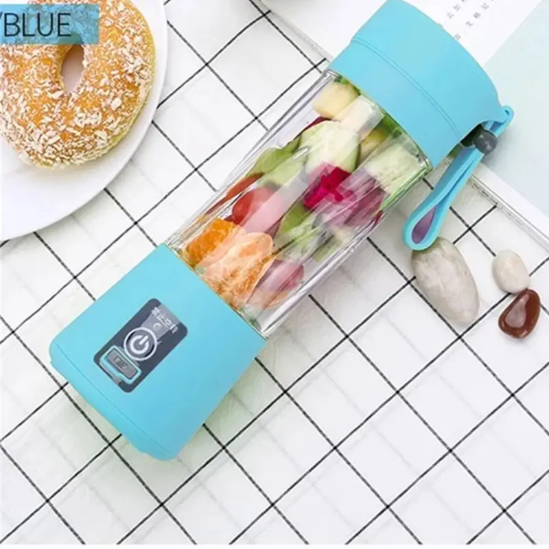 Máquina de Mistura Protable Mini Copo Juicer Único Servir Tamanho Pessoal Liquidificador Usb Recarregável 380ml Frutas Multifunções 35 Protable mini copo juicer único servir tamanho