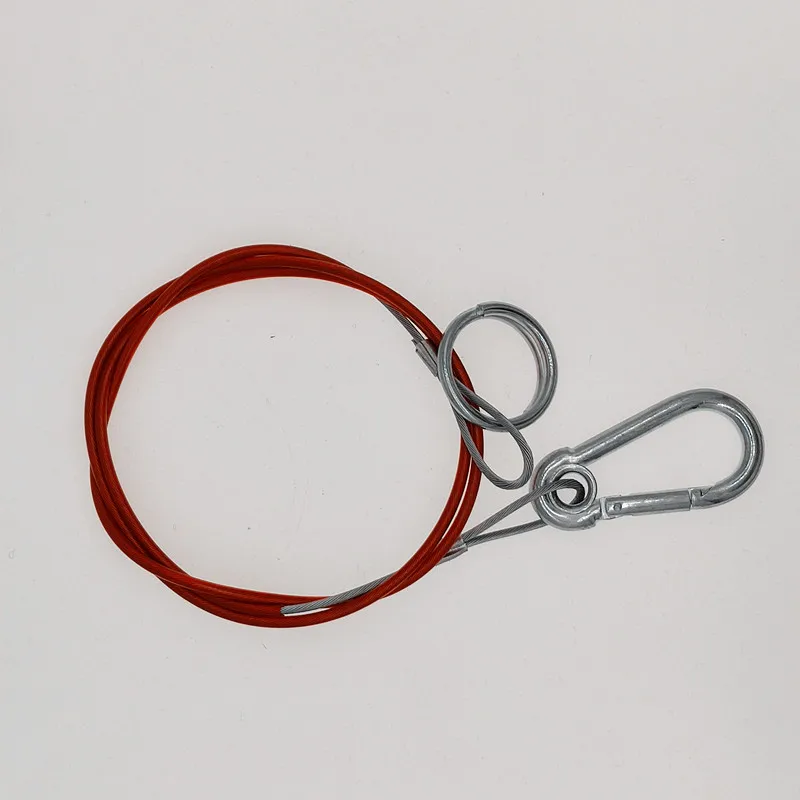 CVP Trailer Breakaway Safety Cable Plastic Coated 1 Metre Car Towing Van Caravan Parts Horse Accessories Heavy