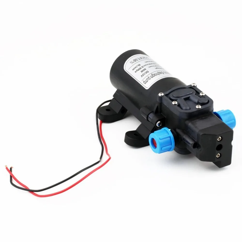 

DC 12V 30W 3L/min Durable Diaphragm Water Pump Self-Priming Camping Boating Built-in Check Valve Irrigation Watering Tools