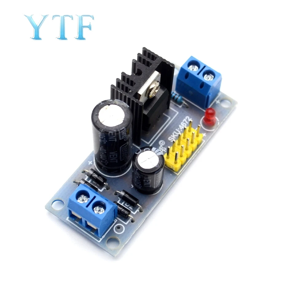 L7805 LM7805 Step Down Converter 7.5V-35V to 5V Regulator Power Supply Module L7805 LM7805 Step Down Converter 7.5V-35V to 5V Regulator Power Supply Module