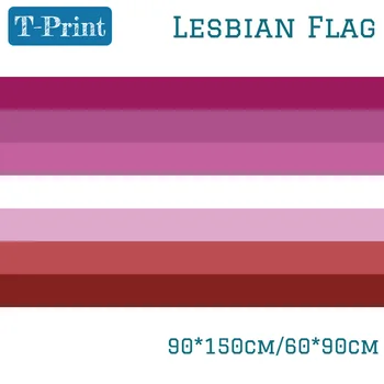 

10PCS Flag 60*90CM Banner Flying 150*90cm Flag Lesbian Pride Flag LGBT