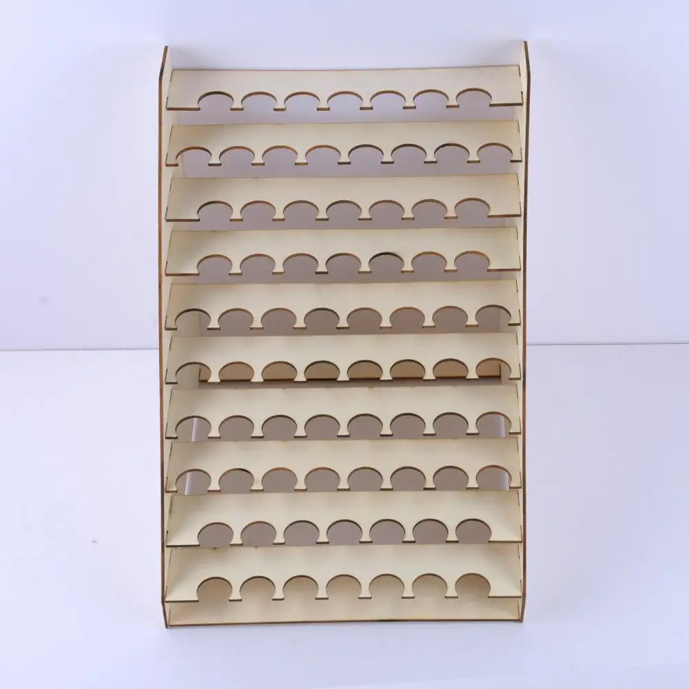 75 отверстий DIY деревянный пигмент стойка для краски Краски модульный, органайзер, хранилище, сумочка, подставка для инструментов
