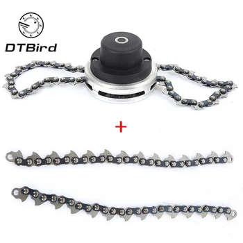 

Universal 65Mn Trimmer Head Coil Chain Brush Cutter Garden Grass Trimmer Head Upgraded With Thickening chain For Lawn Mower