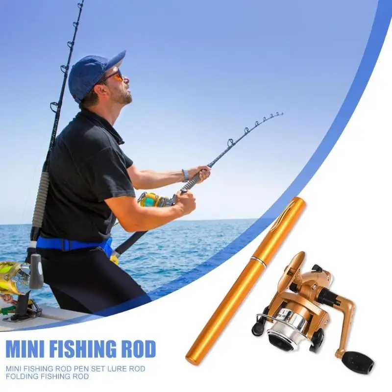 Hot Sale Rod Combo Multi-function Portable Portable Pocket Telescopic Mini Fishing Pole Pen Shaped Fishing Rod Reel Combo Hot Sale Rod Combo Multi-function Portable Portable Pocket Telescopic Mini Fishing Pole Pen Shaped Fishing Rod Reel Combo