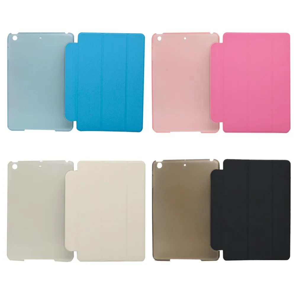 Ультратонкий умный чехол-подставка для Ipad Mini 1 2 3 трехслойный чехол из искусственной кожи чехол с кристаллами жесткая задняя крышка 7," планшет откидная крышка Новинка
