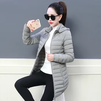 

Women's Down Jacket Long Parka 2020 Winter New Warm Slim Hooded Down Jacket Coat Women's Winter Outwear Plus Size 6XL Thick Coat