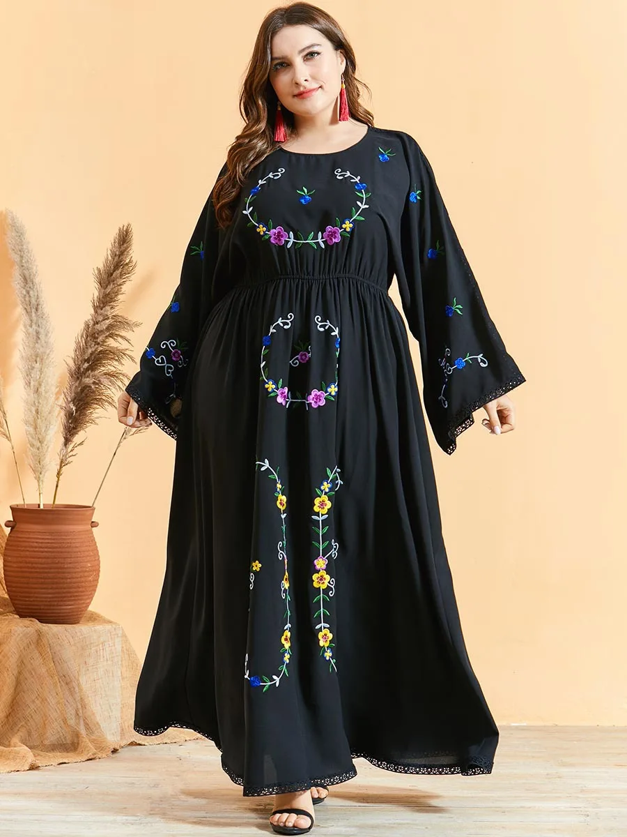 Халат Musulmana De Moda Vestidos Кафтан Дубай абайя мусульманский хиджаб платье Турция Абая