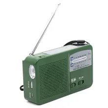 AM FM светодиодный фонарик сигнализации рукоятка зарядное устройство для кемпинга портативный многофункциональный радио на солнечной батарее аварийный открытый яркий