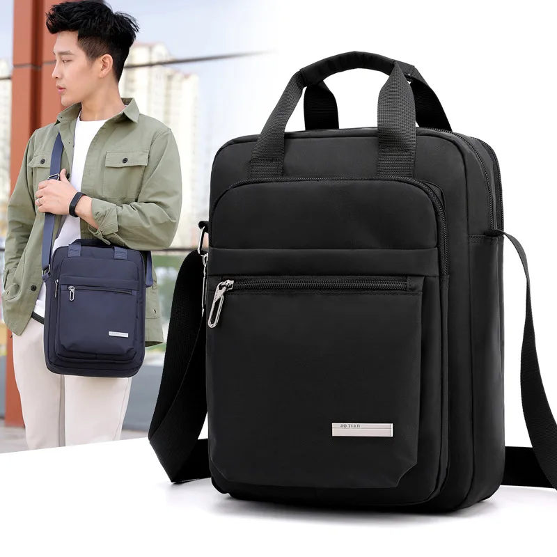 

2019 New Style Men Single-shoulder Canvas Bag Versatile Casual Large-Volume Shoulder Bag Travel Bag