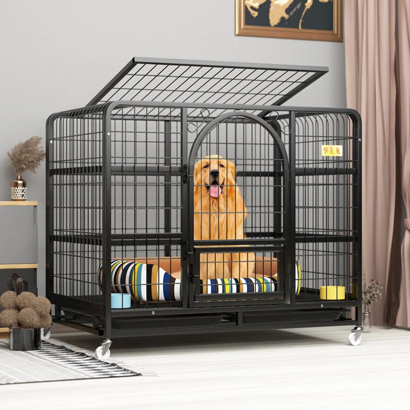 Seizoen Prik ingenieur Large Indoor Dog Cage | Cage Golden Retriever | Dog Crates Large Dogs - Dog  Cage Large - Aliexpress