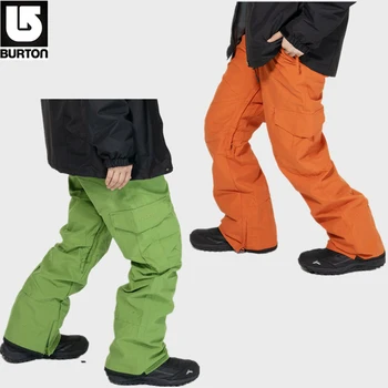 

Winter new snowboard trousers for men and women couples thick warm windproof waterproof ski pants