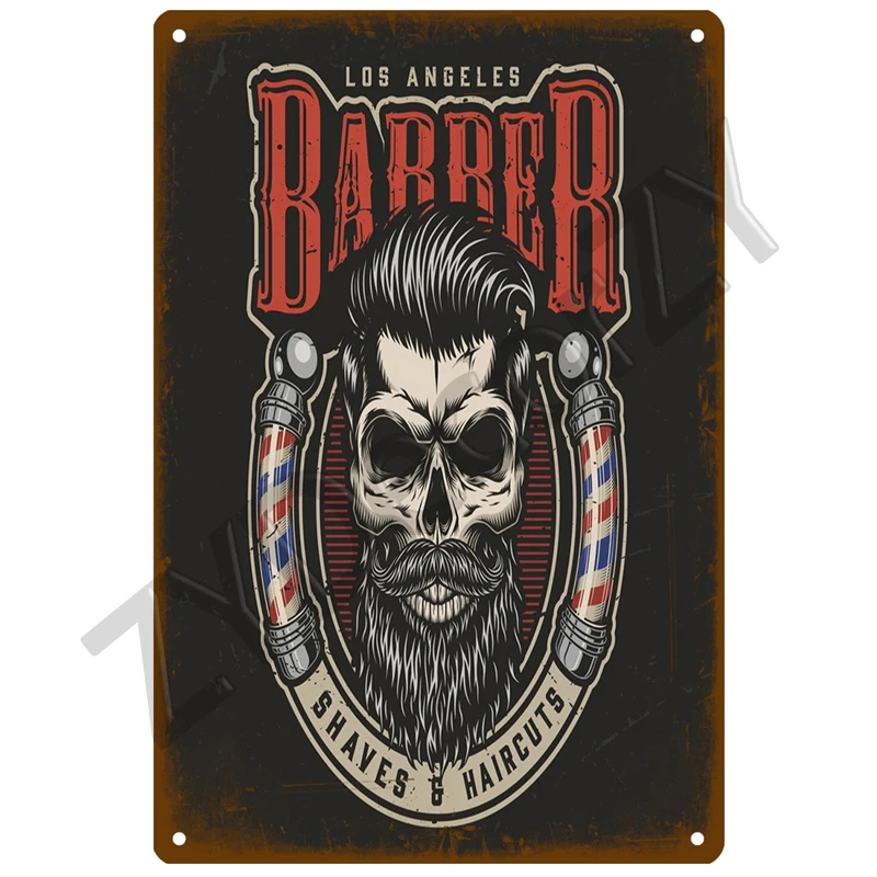 Metal wall signs,metal signs,metal wall art Barber Shop Tin Sign Poster Vintage Wall Posters Metal Sign Decorative Wall Plate Kitchen Plaque Metal Vintage Decor Accessories