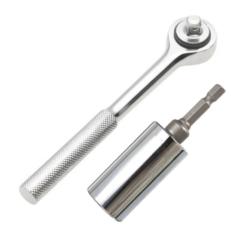 

1 Set Multifunction Universal Socket Wrench Power Drill Adapter Hand Tools