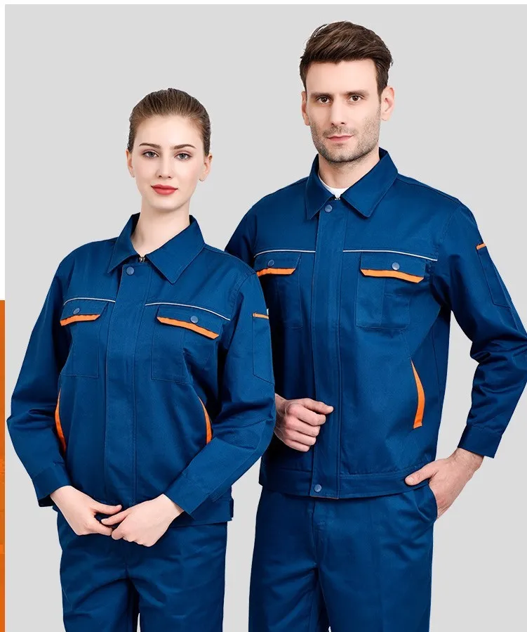 2023AutumnLongSleeveWorkingClothingforMenWomenCoverallsSuit