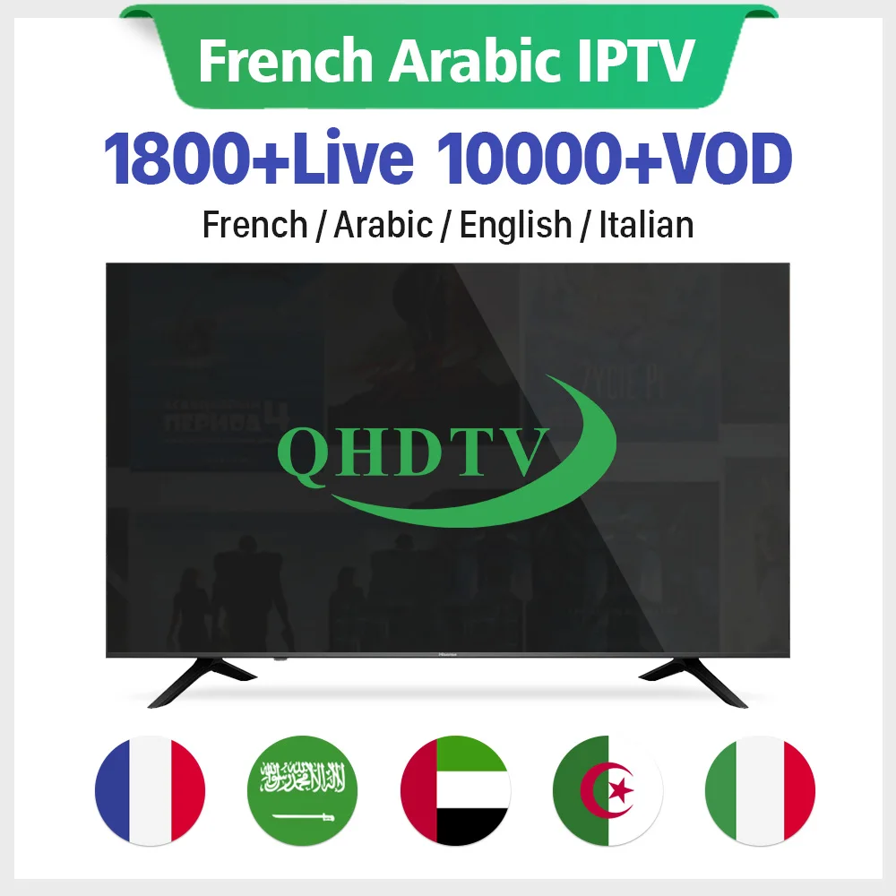 

IPTV M3U Arabic France Android IPTV Subscription QHDTV 6 Months Code for Android/M3u/MAG/Enigma2 IPTV Spain Qatar India UK ip tv