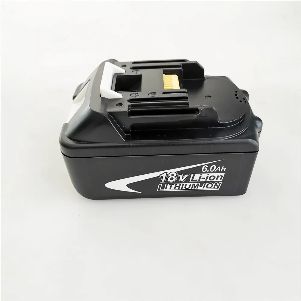 New Portable 18V Rechargeable Battery 6AH 6000mAh Li-Ion Battery Replacement Power Tool Battery for MAKITA BL1860