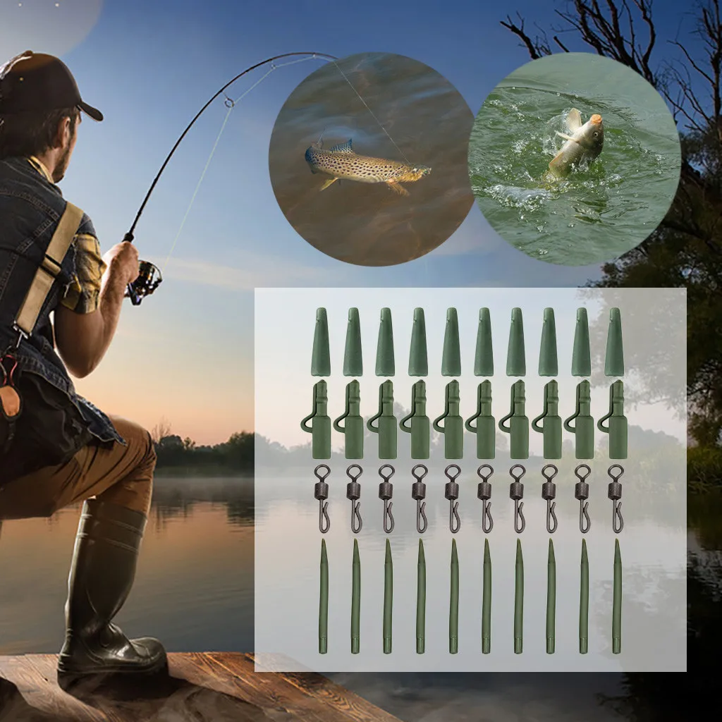 Набор рыболовных снастей для ловли карпа 40 шт.|Рыболовные снасти| |