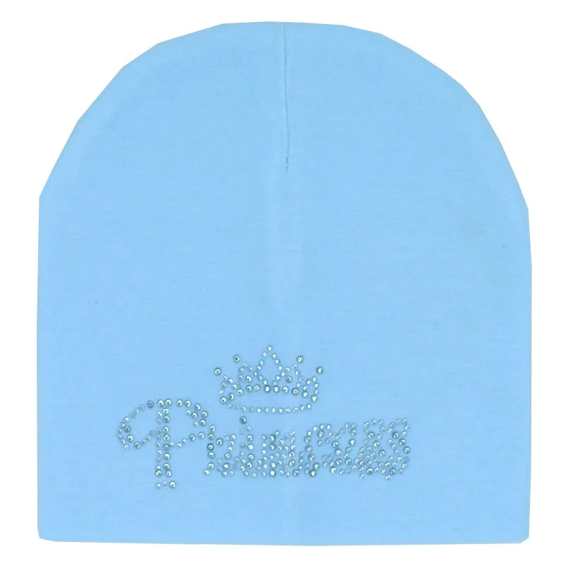 Baby boy and girl hat Autumn winter princess prince diamond Baby girl Hat Boy Cap Kids cotton Beanie bonnet cap Skullies Beanies