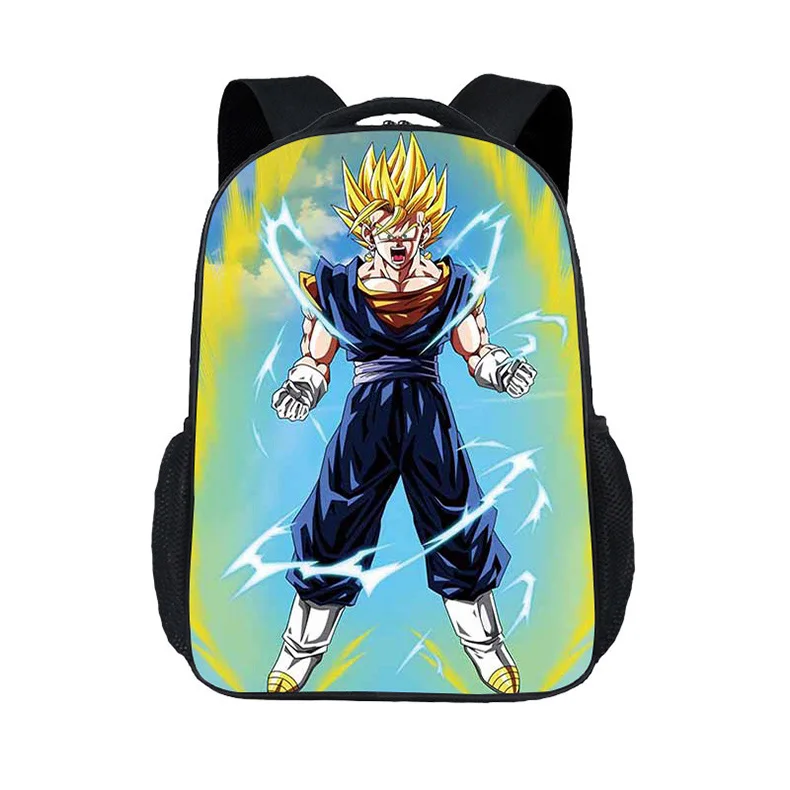 1 school bag Dragon Ball школьная сумка SSJ рюкзак с Гоку Vegeta mochila школьный рюкзак для мальчика Детский сад mochilas - Цвет: 1 school bag