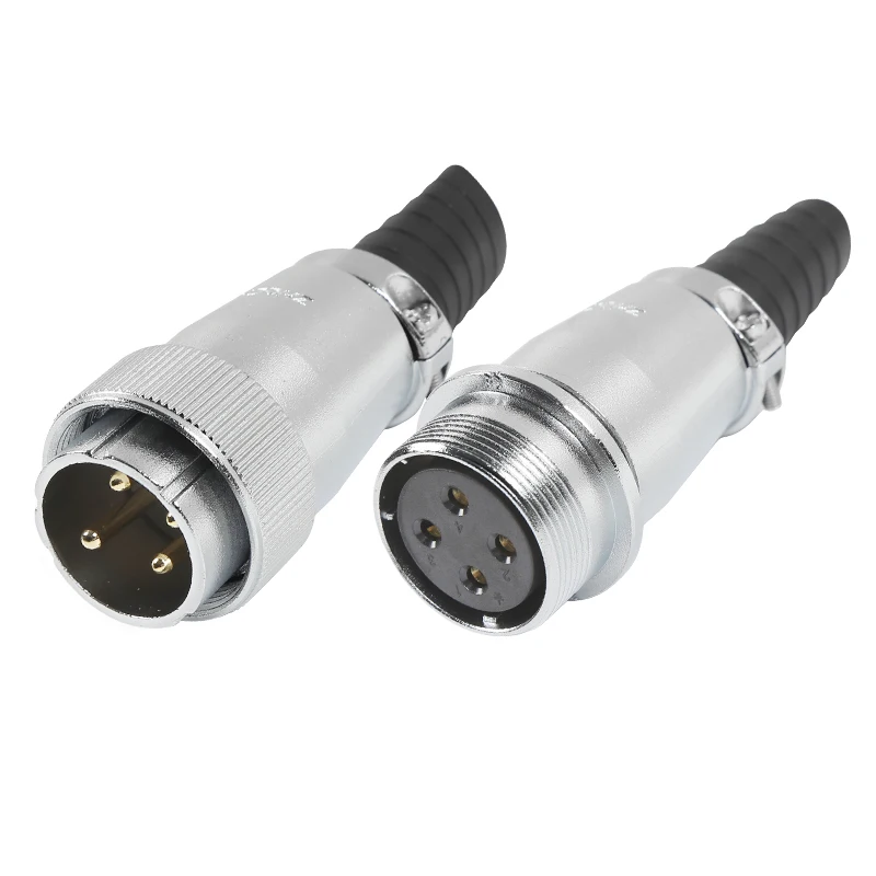 ZHQCN WS32 TQ + ZQ IP67 Водонепроницаемый M32 кабель 50A 25A 4 6 8 10 11 12 13 14 19 Pin пайки круговой