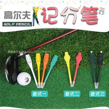 

Golf Score Pen Pencil Golf Accessories Game Score Pencil Case Pen Rubber Eraser Three Style Choose