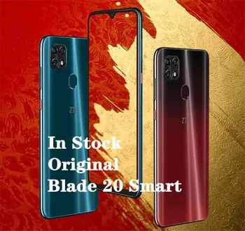 

New Original ZTE Blade 20 Smart CellPhone 6.49" Helio P60 Octa Core 4GB RAM 128GB ROM Android 9.0 16.0MP Fingerprint Phone
