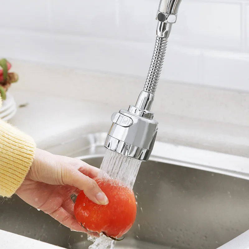 

2 Modes Rotatable Bubbler Water Saving High Pressure Nozzle Filter Tap Adapter Faucet Extender Bathroom Kitchen Accessories
