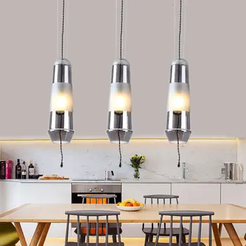 

Designer A Living Room Restaurant Bedroom Model Between Originality Personality Bar Counter Glass Single Head A Chandelier
