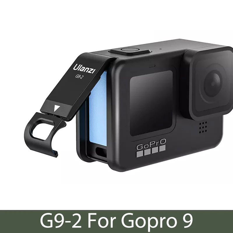 Ulanzi G9-3 Schnellverschluss-Türdeckel für GoPro Hero 9 Kamera Schwarz 