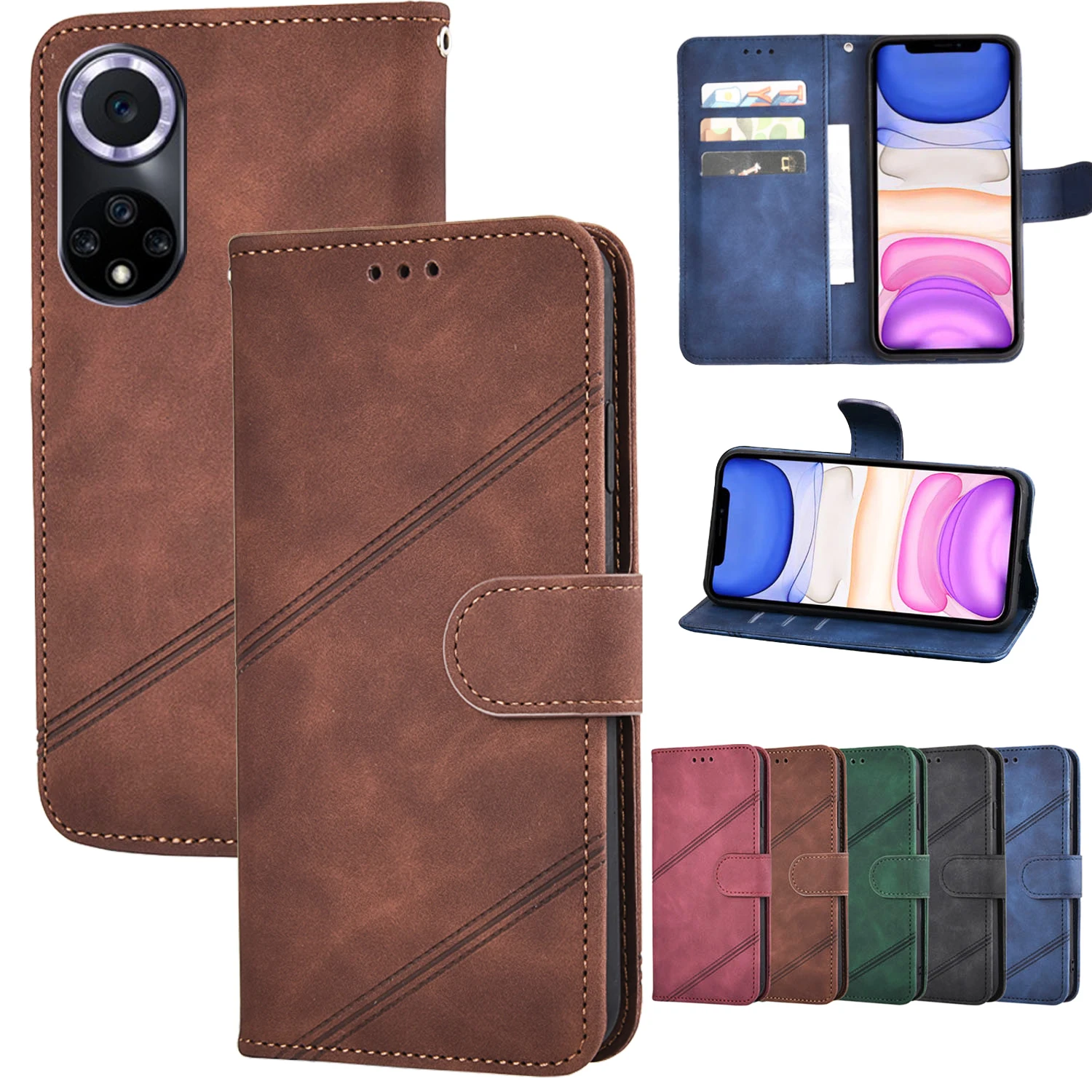 

On Nova 8 5G Pro SE 8i 8se 7i 7 Pro 9 Pro 6se Cover Wallet Case For Huawei Nova Plus 2 2s 2i Lite 3 3i 4 4e 5 5i Nova 5T Pro 5z