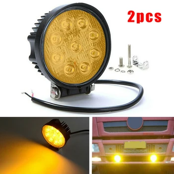 

Bar Car Light 2pcs 12V-24V Light Spot Offroad Driving Fog Lamp Durable