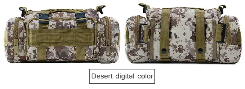 Molle Military Tactical Waist Bag Camping Traveling Hiking Climbing Nylon Shoulder Pack Pouch Outdoor Sports Hunting Gym Bag