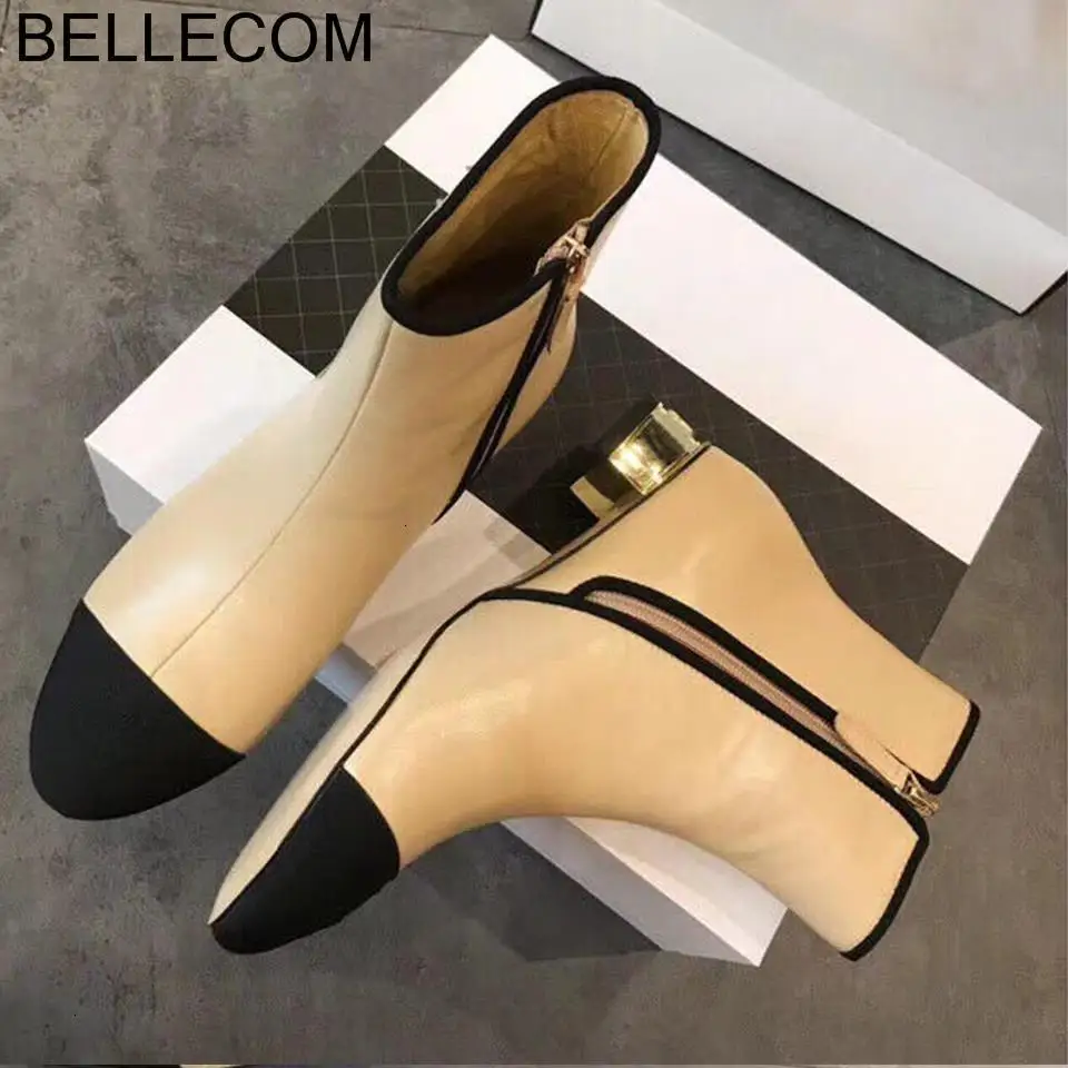 

BELLECOM 2009 Autumn and Winter New Sequined Coloured Shoes, Low-heeled Leather Martin Boots and Girls Boots