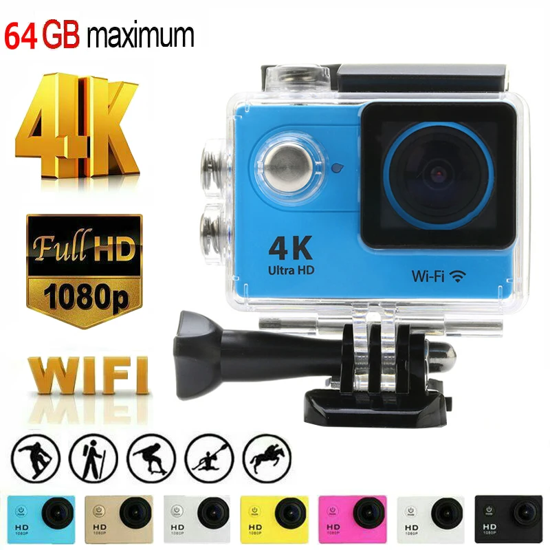 4K Wifi Action Camera Full HD 30m Waterproof Sport