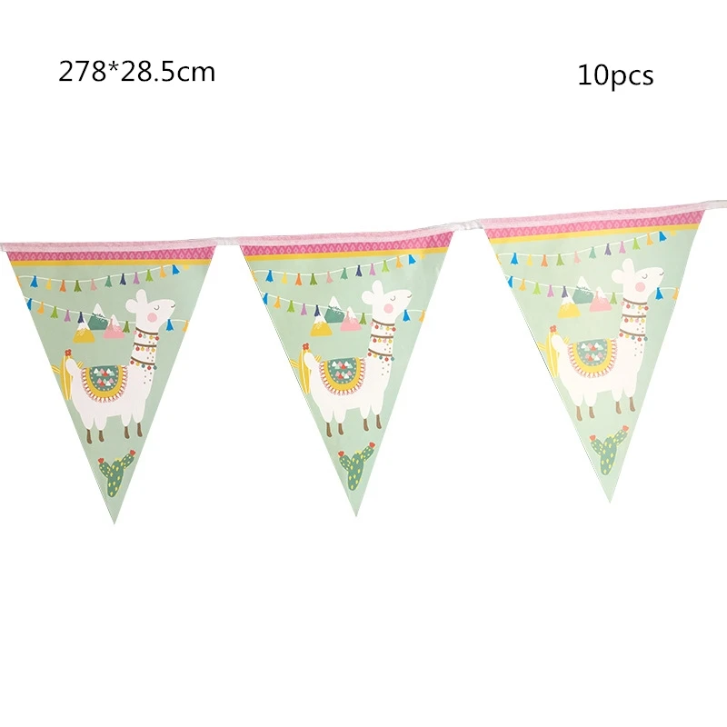 

Alpaca Themes Happy Birthday Banner Baby Shower Birthday Party Decorations Photo Booth Happy Birthday Bunting Garland Flags