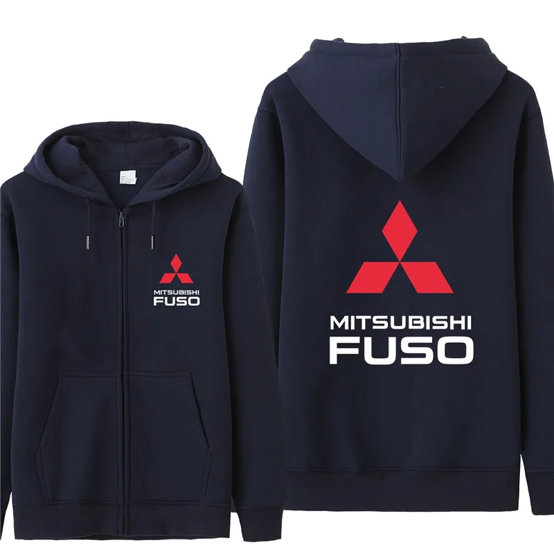 Осень Mitsubishi Fuso толстовки мужские модные пальто флисовый пуловер унисекс человек грузовик Mitsubishi Fuso Толстовка
