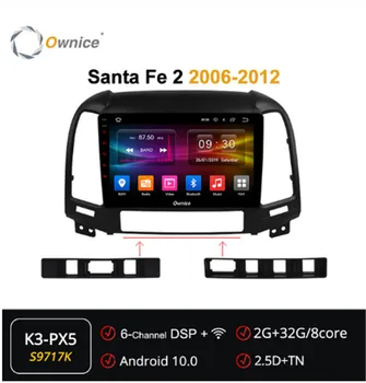 

Ownice Octa Core Android 10.0 2 din Car Radio k3 k5 k6 forHyundai Santa Fe 2 2006-2012 4G LTE Navigation Audio GPS Unit System
