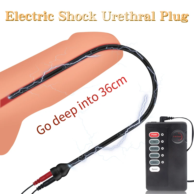 Silicone Urethral Plug Sounding Electro Sex Toys For Men Penis Rod Electric Stimulation Urethra Dilator Horse Stick | Красота и