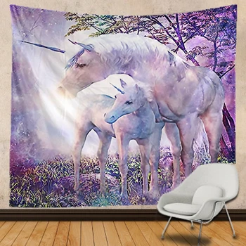 

Mandala Unicorn Wonderland Indian Mandala Tapestry Wall Hanging Bohemian Gypsy Psychedelic Tapiz Witchcraft Tapestry