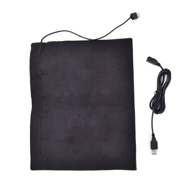 Carbon USB Fiber Heater Electric Heated Jacket Soft Cushion Winter Men Vest Heating Clothes Warmer Pads Keep Warm for mouse pad | Дом и сад