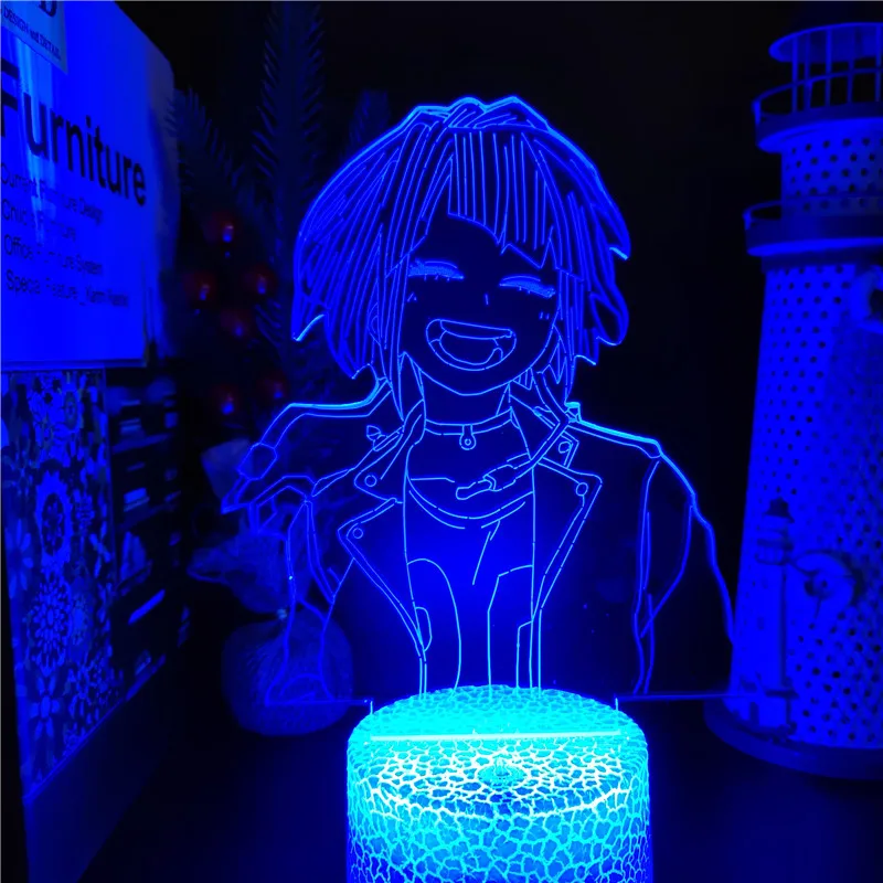 battery night light MY HERO ACADEMIA Boku no Hero Academia Jiro Kyoka 3D ANIME LAMP LED Visual Nightlights For Home Decor star wars night light