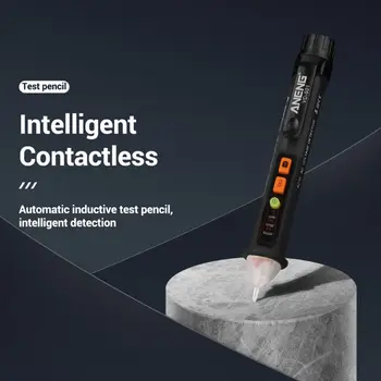 

VD901Non Contact Voltage Tester Sensitivity Adjustable AC 12V-1000V Voltage Detector with Buzzer Alarm Flashlight