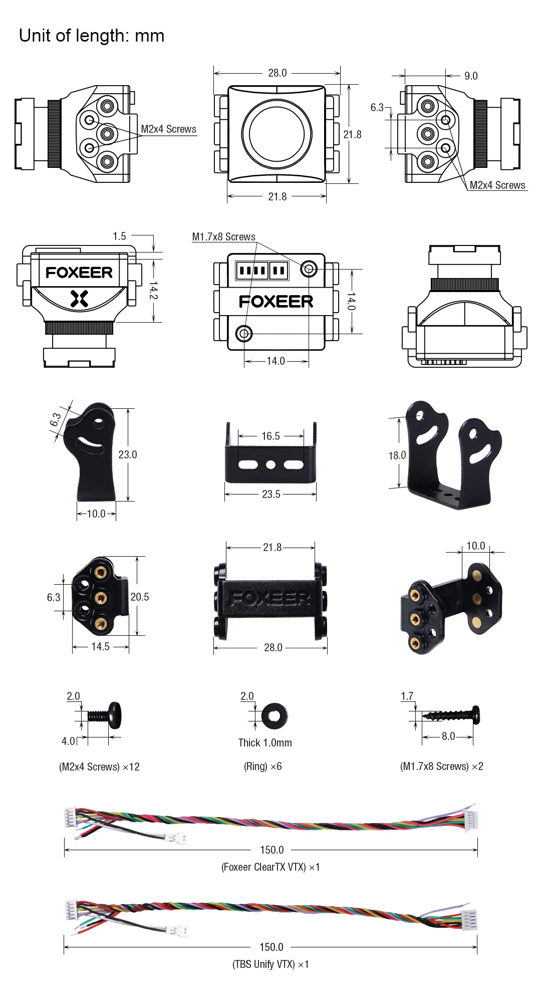 Модернизированный Foxeer Falkor 1200TVL 1/3 CMOS Мини/полный размер 16: 9/4: 3 PAL/NTSC переключаемая GWD FPV камера для RC Дрон FPV рамка