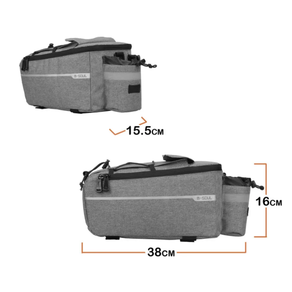ROSWHEEL Portable Waterproof Bike Saddle Bag Cycling Seat Pouch Bicycle Tail bags Rear Pannier Cycling equipment#Z