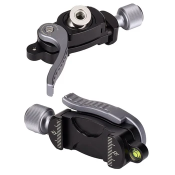 

Camera Tripod Mount With Clamp Portable Quick Release Mini Ball Head Adjustable 1/4 Thread Cell Phone Photography Travel DSLR