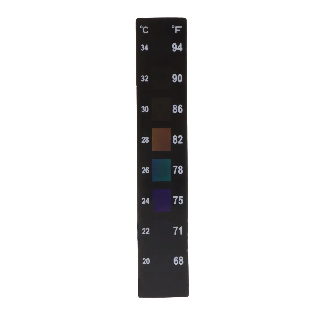 

Drop Ship Aquarium Thermometer Sticker Fish Tank Temperature Digital Scale Label Stick-on